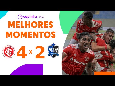 INTERNACIONAL-RS 4 x 2 ASTER BRASIL-ES | MELHORES MOMENTOS | SEGUNDA FASE | COPINHA 2023