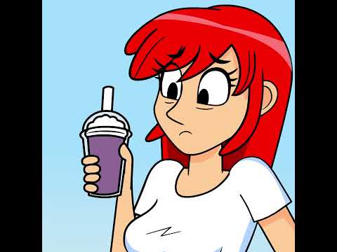 Jackie Drinks a Harmless Blueberry Shake