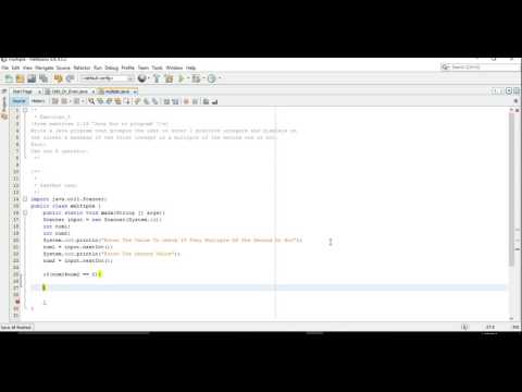 Java Exercise_3 Multiple Integers