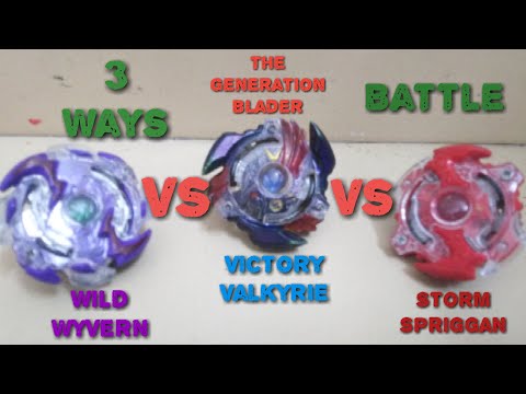 [3 Ways Battle] Storm Spriggan.K.U VS Victory Valkyrie.B.V VS Wild Wyvern.V.O