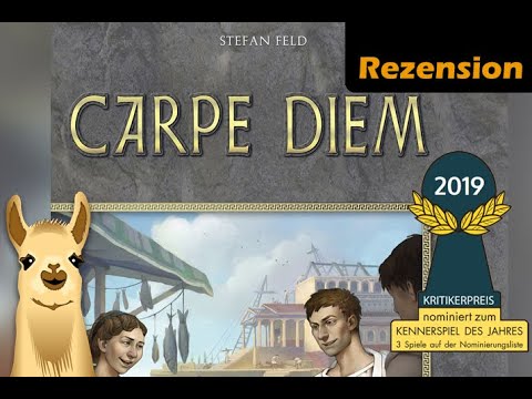 ► Carpe Diem / Kennerspiel des Jahres 2019 / Nominierungsliste / Rezension / SpieLama