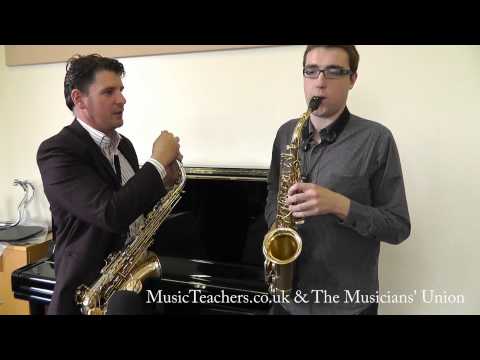 Saxophone Lesson: Kevin Hanafin: 2 Growling Technique