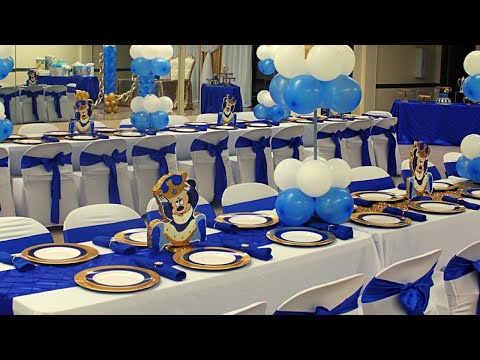 A ROYAL, PRINCE OR KING MICKEY MOUSE THEMED BABY SHOWER