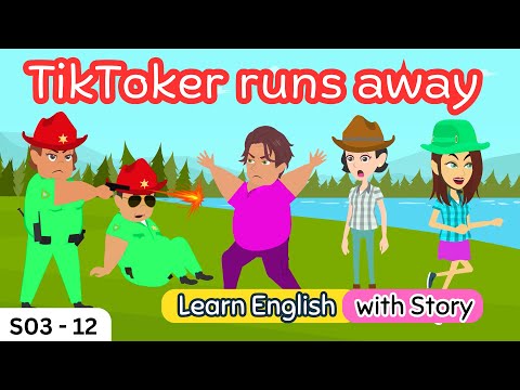 TikTok Influencer S03 EP12 | Funny Animated Stories in English | Learn English with Kevin
