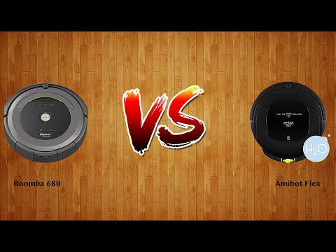 Roomba 680 vs Amibot Flex   -  Robot Vacuum Comparison