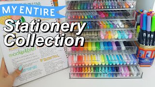 ENTIRE Stationery Collection | Swatches & Reviews ❤️🧡💛💚💙💜