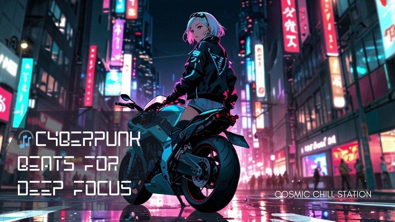 Digital Frontier - Cyberpunk Beats for Deep Study & Focus