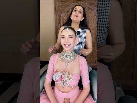 Russian Beauty in Indian Bridal Glam 🩷 Parul Garg