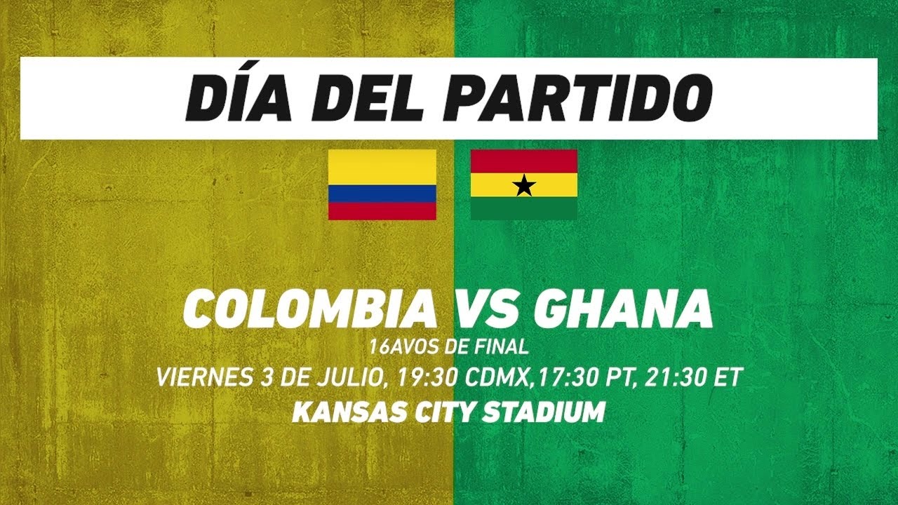 Colombia vs Ghana, frente a frente: Futbol