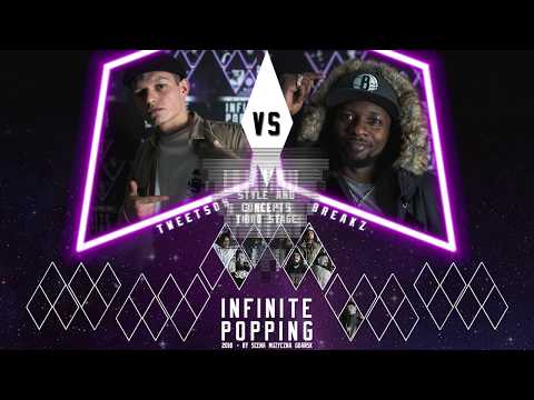 TWEETSON vs BREAKZ | INFINITE POPPING 2018 | STYLES & CONCEPTS THIRD STAGE