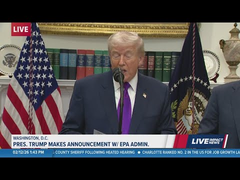 President Trump, EPA revoke greenhouse gas regulations