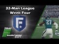 32 Man Sim League Week Four Game League Recap