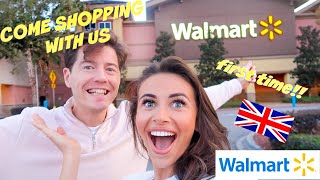 BRITISH COUPLE SHOP IN WALMART FOR THE FIRST TIME!! (2 hour shopping spree 🙈)