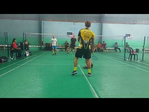 Badminton Men's Double SemiPro HOO Tournament - Ashraf Daniel /Firdaus Vs Kien Ling / Low Chee Keong