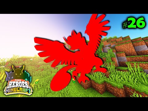 Minecraft POKÉHEROES #26 - CAPTURANDO MEU PRIMEIRO LENDÁRIO ! DEU ERRADO ?!