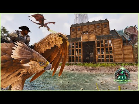 I Finally Tamed Griffin , My Base In Danger: Ark Ragnarok Ep8