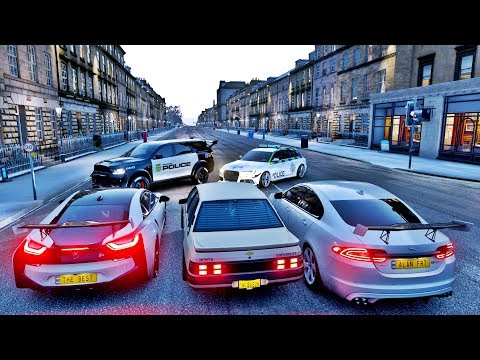 DESTRUIÇÃO POLICIAL NA CIDADE - FORZA HORIZON 4 - GAMEPLAY