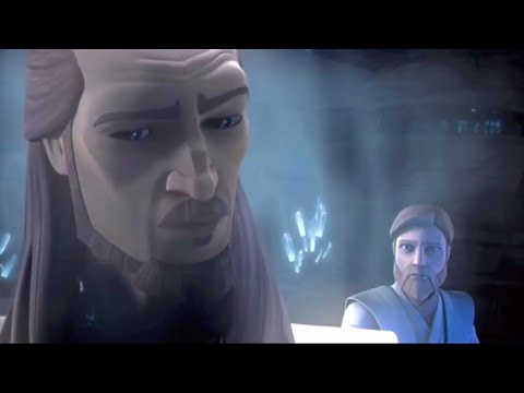 Star Wars: The Clone Wars | Season 3 Ep.15 | Qui-Gon speaks to Obi-Wan on Mortis