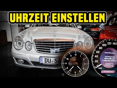 Mercedes E-Class W211 Setting the Time