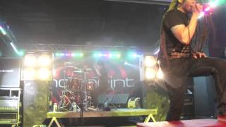12 year old Austin Rios Live with Nonpoint drumming to Buscandome!