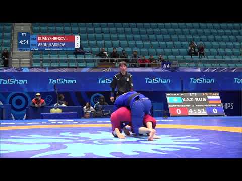 1/4 Men's GP Gi - 84 kg: Z. KUANYSHBEKOV (KAZ) v. M. ABDULKADIROV (RUS)