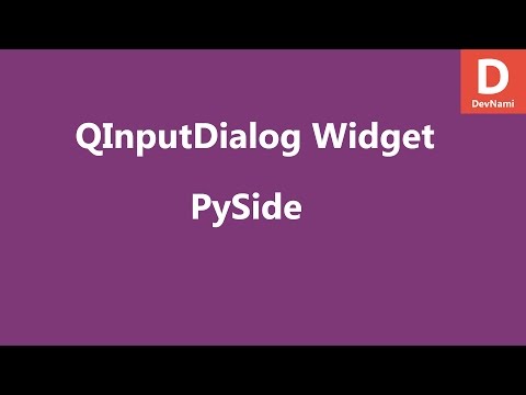 PySide Python Create GUI Window