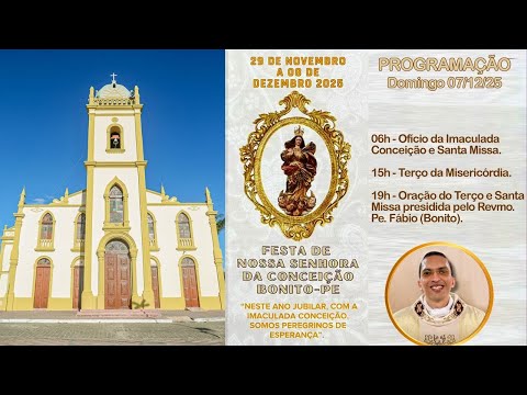 Festa de Nossa Senhora da Conceição 9ª Noite, Matriz da Conceição Bonito - PE 07/12/2025