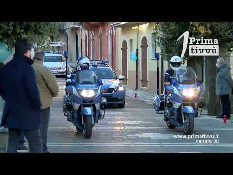 Candida. Palloncini bianchi e azzurri per l'addio a Giuseppe