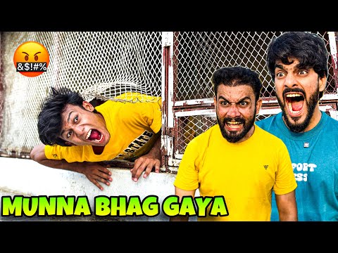 MUNNA BHAG GAYA🤬| MISHKAT KHAN FICTION VLOG