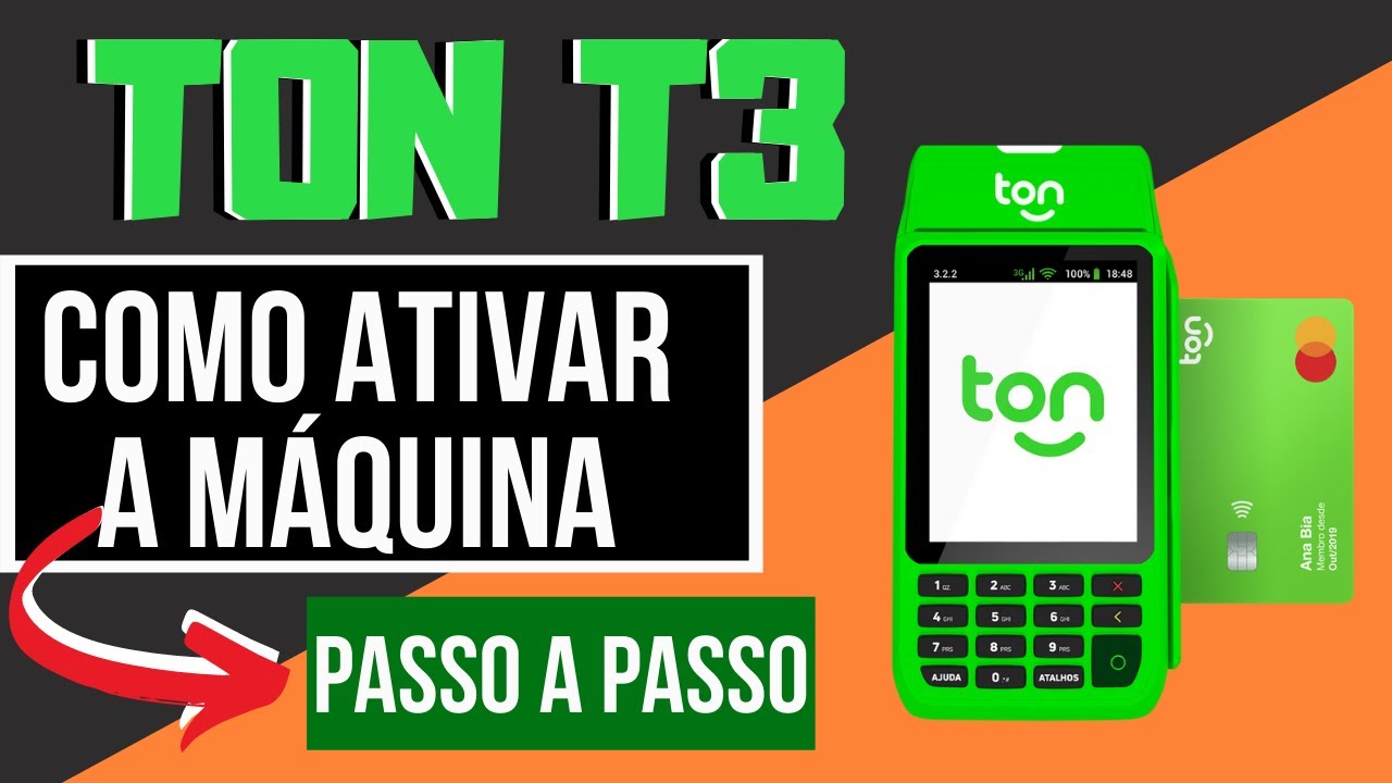 Como Ativar a Maquininha Ton T3 - #tonstone