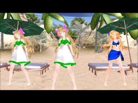 MMD - Kim, Ghost and Lucinda - Disturbia {Aphmau} [Request]