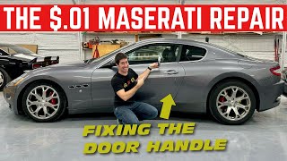 I Fixed The DOORS On My Maserati For $.01 *TERRIBLE ENGINEERING*