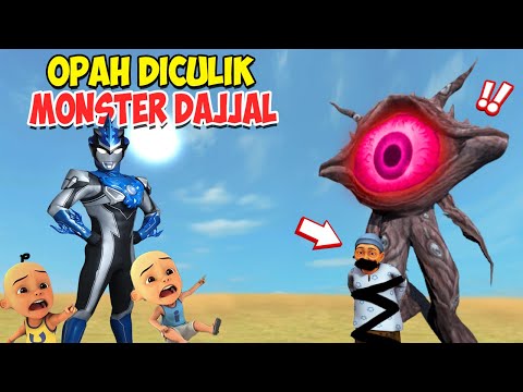 OPAH DICULIK MONSTER DAJJAL, ULTRAMAN ROSSO DAN BLU UPIN IPIN KAGET - GTA Lucu