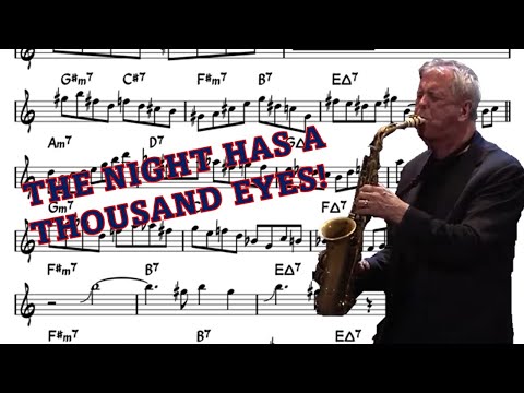 Dick Oatts on The Night Has A Thousand Eyes - Eb Transcription