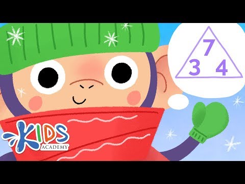 Fact Family Triangles - Addition and Subtraction Cartoon | Math for 1st Grade | Kids Academy