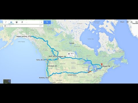 16,000 km / 10,000 miles North American Road Trip GoPro Timelapse