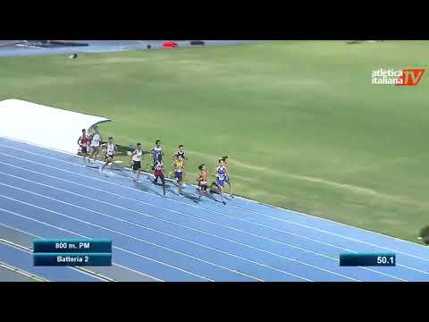 Camp. Italiano J/P Grosseto 2020 - Simone Barontini 800 mt. Batteria