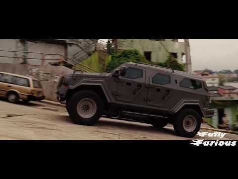 Fast Five 5 ( 2011 )   Favela Chase   scene  Hd