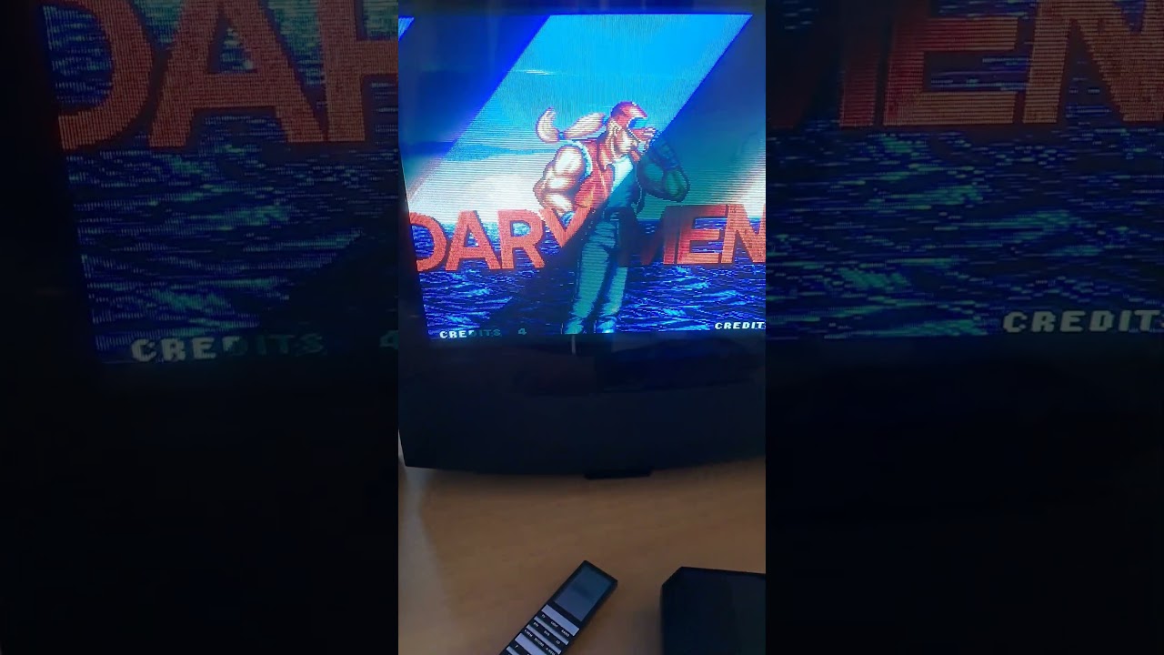 Got A New CRT ! .... Neo Geo AES / Art of Fighting 2 👌