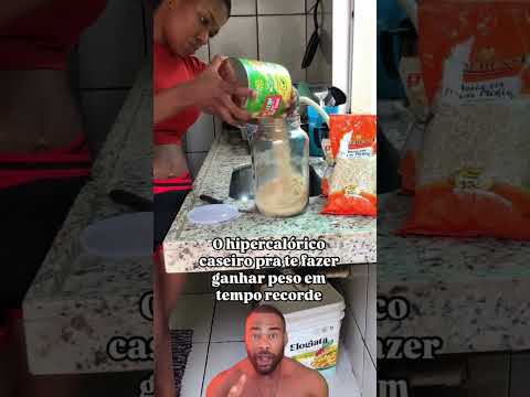 Hipercalórico Caseiro #saude #dieta #academia#victorlelis