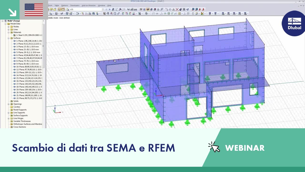 Webinar: Scambio di dati tra SEMA e RFEM