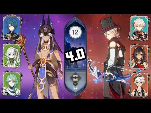 C0 CYNO Quickbloom and C0 LYNEY Mono Pyro | 4.0 Spiral Abyss Floor 12 | Genshin Impact