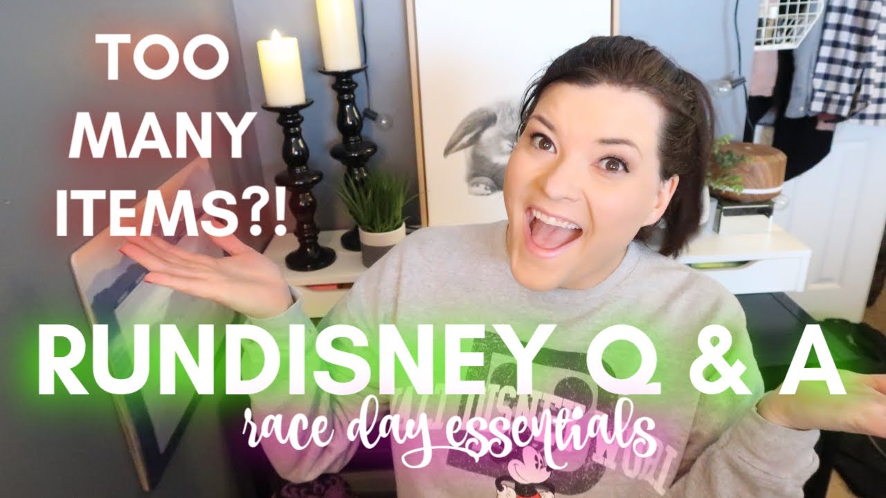 RunDisney Race Day Essentials | Packing for a Run Disney Race | Marathon Weekend Update Part 2