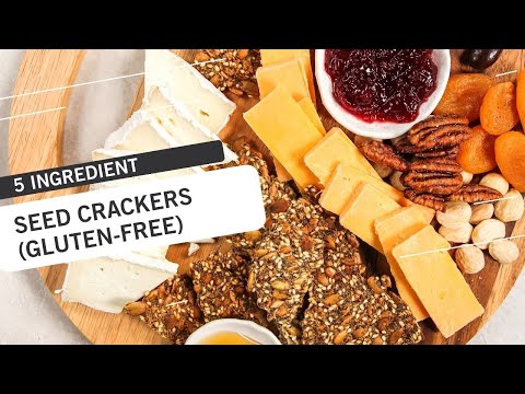 How to Make 5 Ingredient Seed Crackers (Gluten Free)