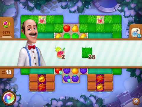 Gardenscapes Level 3674 With No Boosters