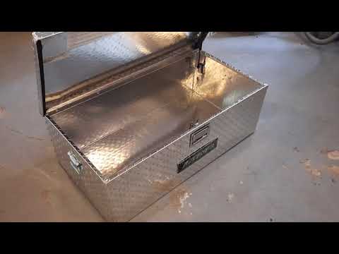 Lund 36" Aluminum Diamond Plate Tool Box. Quick Review. EV conversion battery boxes.