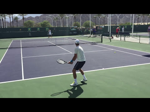 Novak Djokovic | Indian Wells Practice 3.13.16 (Court Level 60fps)