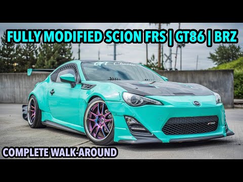 🏎️💨 FULLY MODIFIED Scion FR-S | TRD x Rocket Bunny Wide Body Kit WALK AROUND | Release Series 1.0