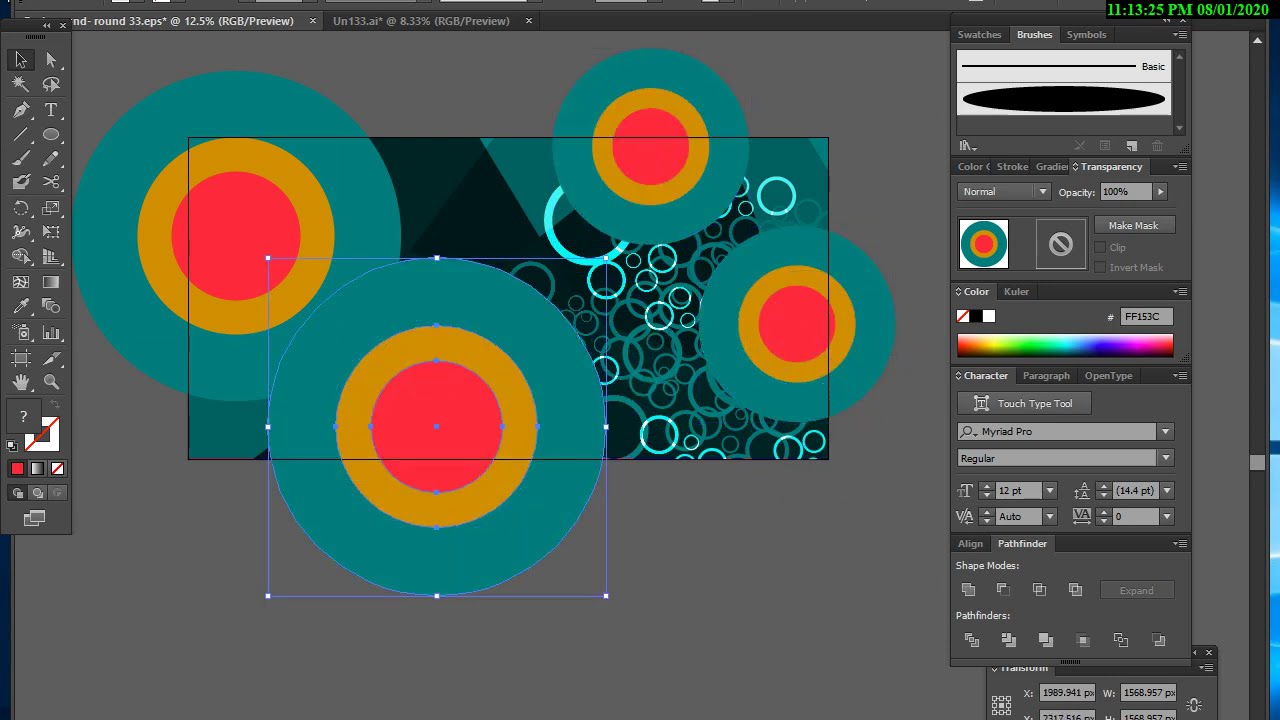 How to make  cool vector background on adobe illustrator