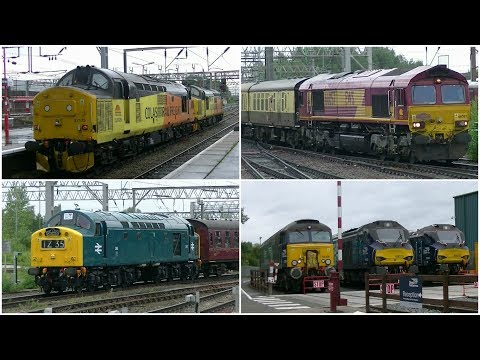 Crewe Railway Variety - Station, Salop and Gresty Bridge -  10th June 2017